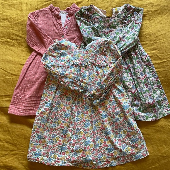 Floral and Pink Kids Dress bundle